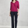 Donna zanone Maglie | Maglia Scollo V Manica 3/4 Multicolor Donna