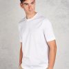 Uomo filippo de laurentiis T-Shirts | T-Shirt Manica Corta Bianco Uomo