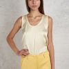 Donna jucca Top | Top Bianco Donna