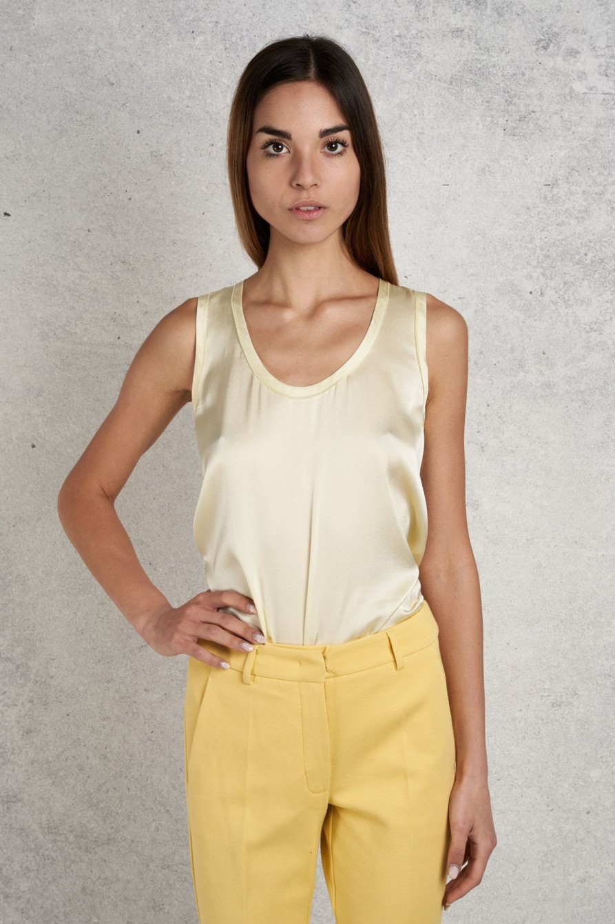 Donna jucca Top | Top Bianco Donna