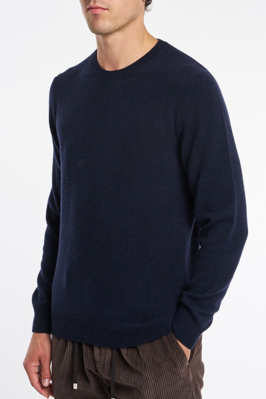 Uomo mauro ottaviani Maglie | Maglia Girocollo Green Cashmere Blu