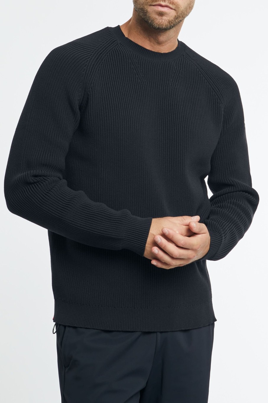 Uomo rrd Maglie | Maglione Amos Perla Round Knit Blu