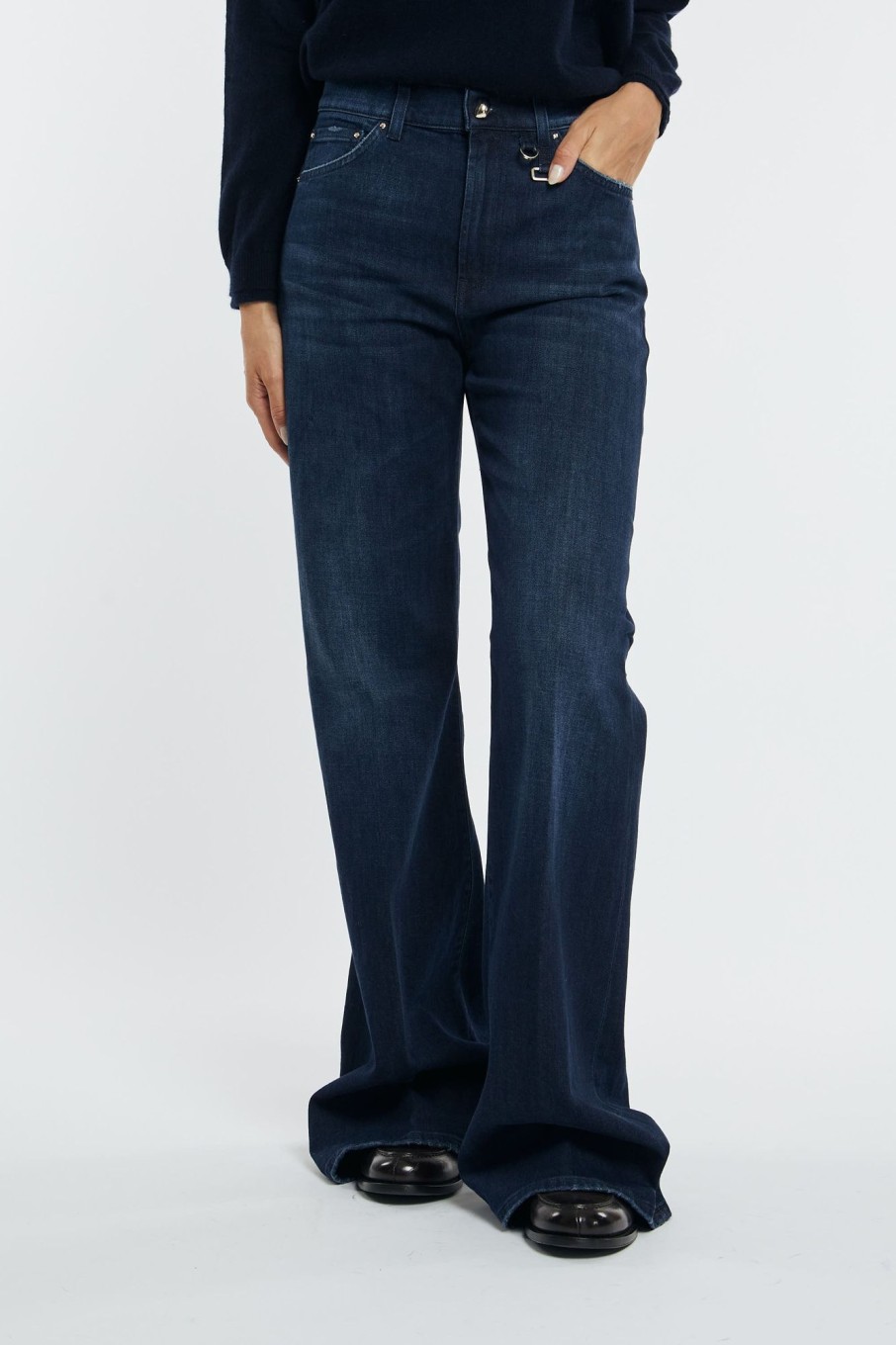 Donna dondup Jeans | Jeans Amber Accessorio Blu Donna