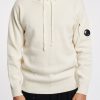 Uomo c.p. company Felpe | Cp Company Hoodie Lambswoll Bianco