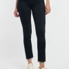 Donna mother Jeans | The Rascal Ankle Snippet Nero Donna