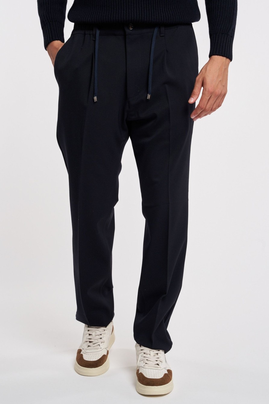 Uomo cruna Pantaloni | Pantalone Blu