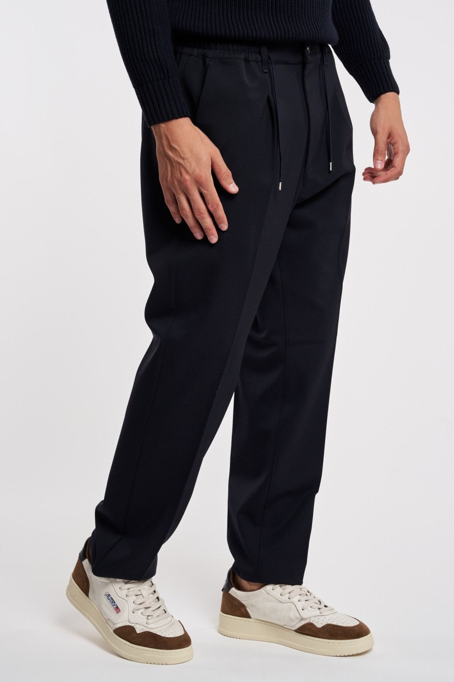 Uomo cruna Pantaloni | Pantalone Blu