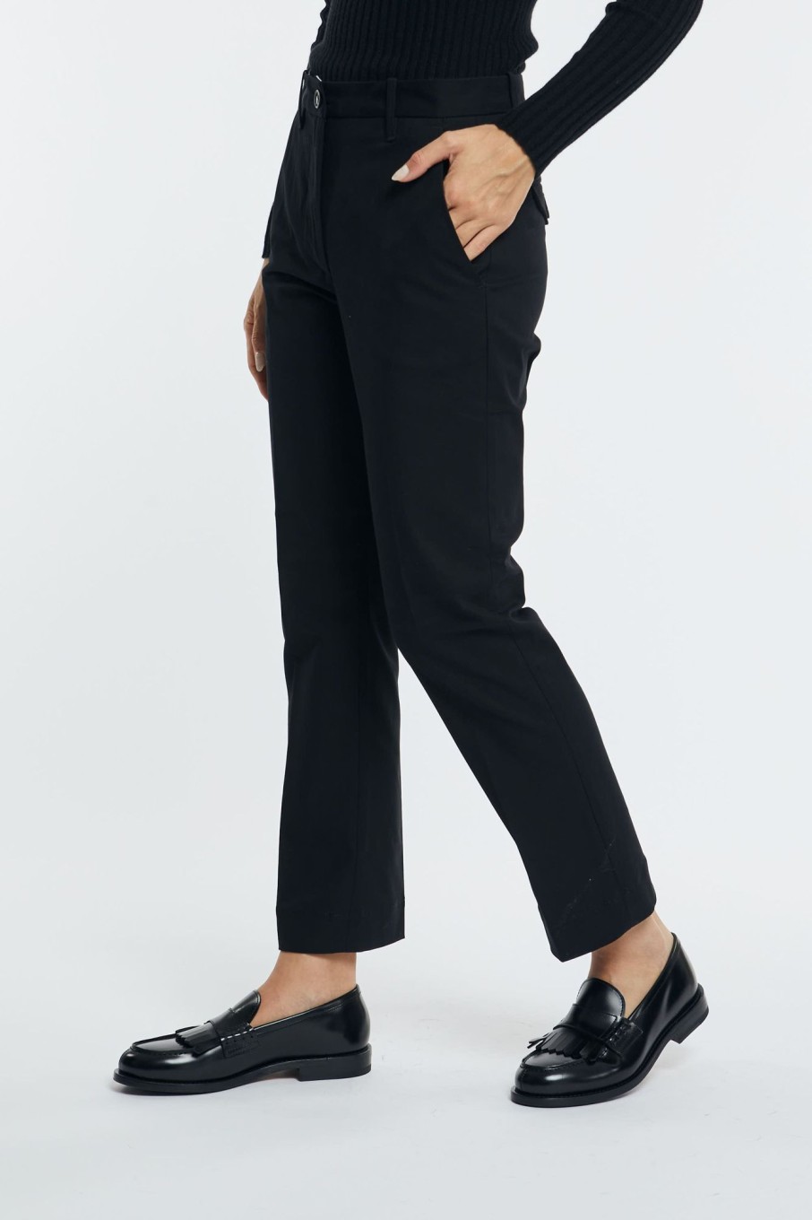 Donna nine in the morning Pantaloni | Pantalone Nero Donna