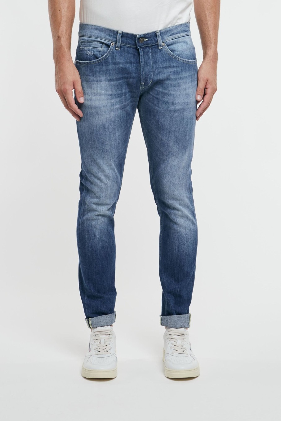 Uomo dondup Jeans | Jeans George Blu Uomo