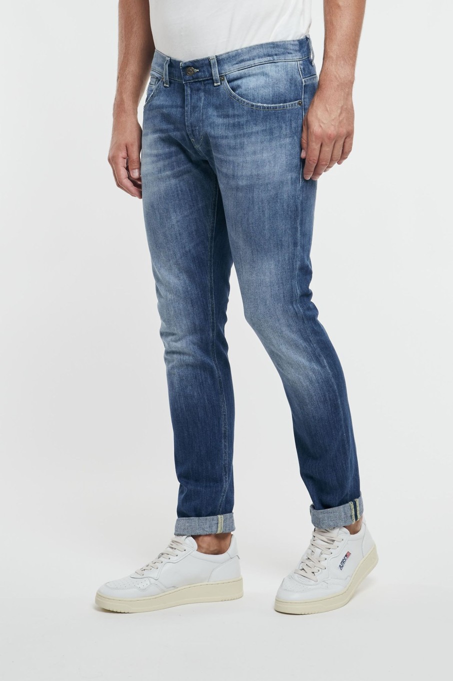 Uomo dondup Jeans | Jeans George Blu Uomo