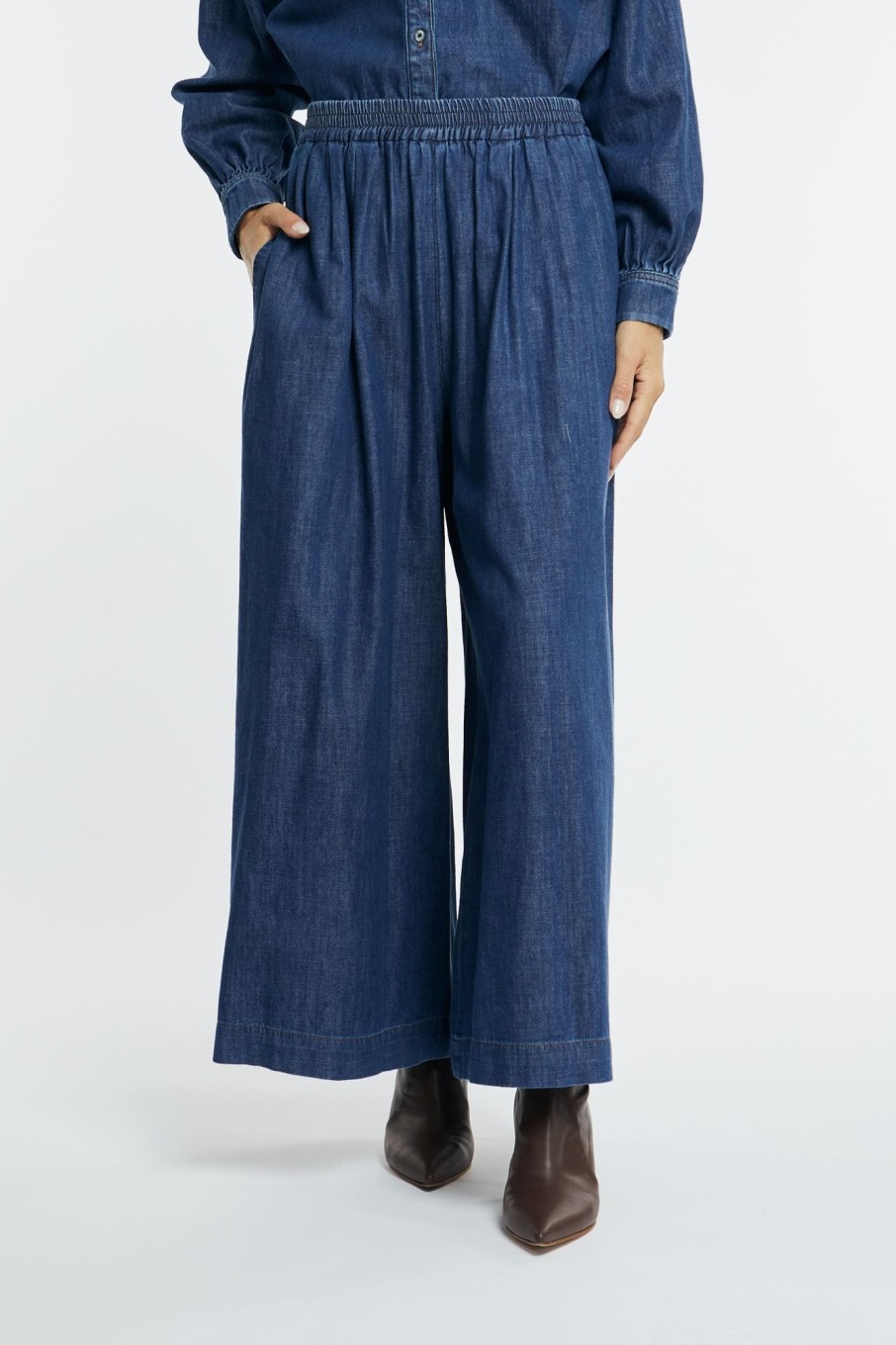 Donna maxmara Pantaloni | Pantalone Blu Donna