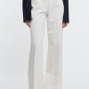 Donna forte_forte Pantaloni | Forte-Forte Pantalone Vita Alta Twill Cotone Multicolor Donna