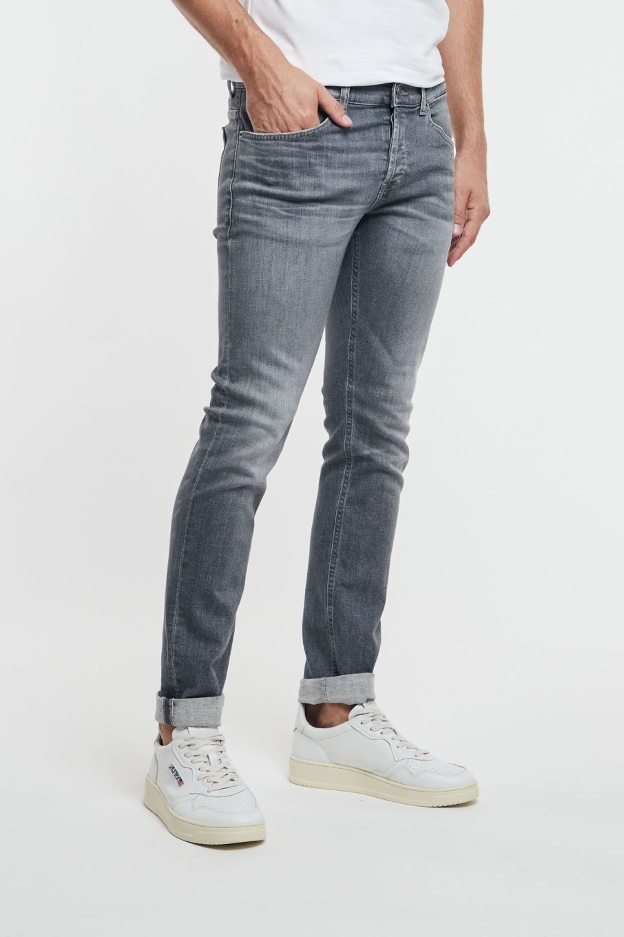 Uomo dondup Jeans | Jeans George Blu Uomo 92888-2750