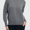 Donna zanone Maglie | Maglia Dolcevita Over Size Grigio Donna