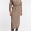 Donna peserico Abiti | Abito In Filato Lana Seta E Cashmere Multicolor Donna