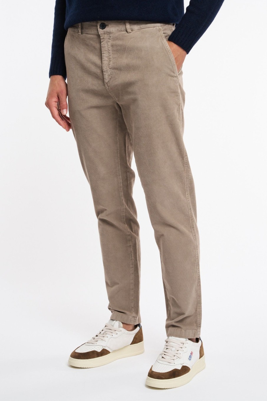 Uomo department 5 Jeans | Prince Denim Pantalone Chinos Grigio Uomo