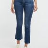 Donna 7 for all mankind Jeans | Hw Slim Kick Slim Illusion Outer With Raw Cut Blu Donna