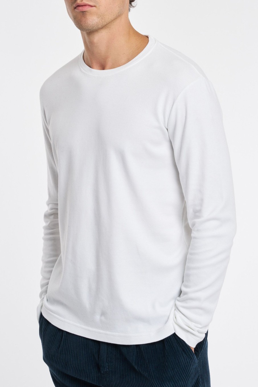 Uomo zanone T-Shirts | T-Shirt Bianco Uomo