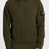 Uomo stone island Felpe | Felpa Cappuccio Verde