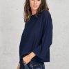 Donna kangra Maglie | Maglia Blu Donna