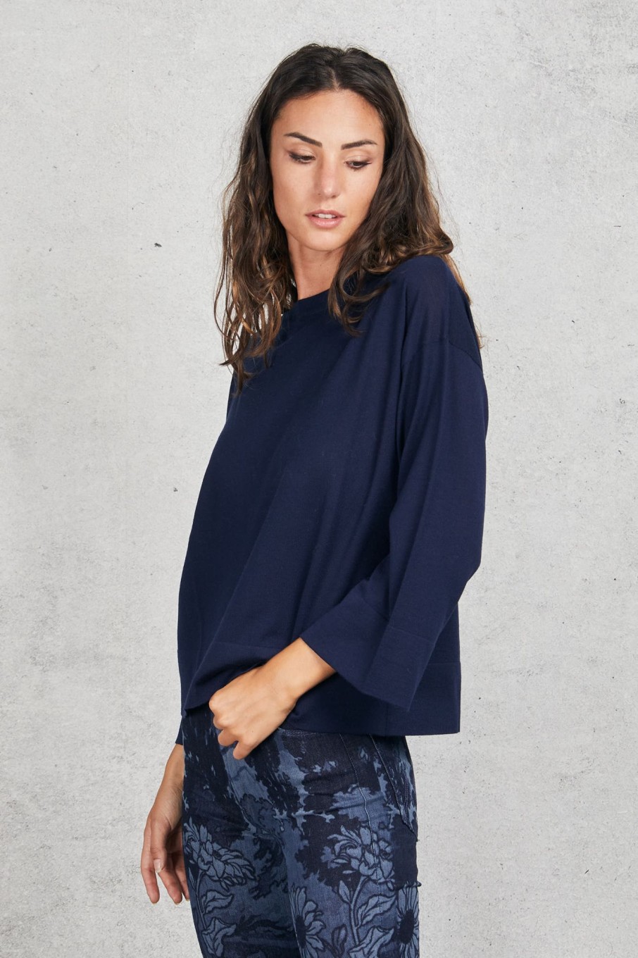 Donna kangra Maglie | Maglia Blu Donna