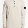 Uomo stone island Maglie | Maglia Lambswool Bottoni Grigio Uomo