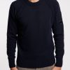 Uomo c.p. company Maglie | Maglione Crew Neck Lambswoll Blu