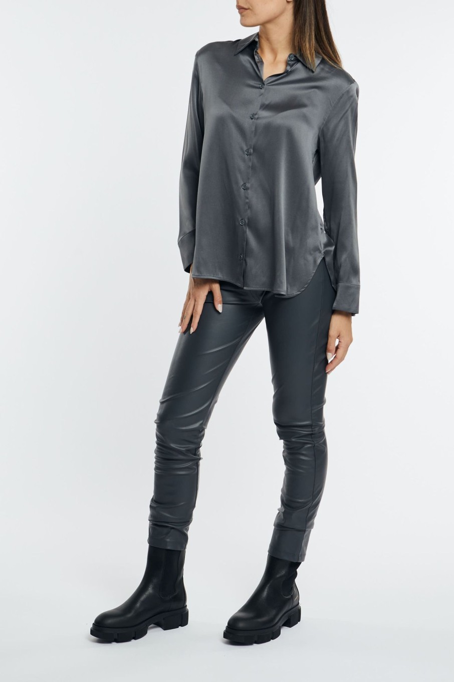 Donna maxmara Camicie | Camicia Grigio