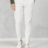 Uomo incotex slacks Pantaloni | Pantalone Gabardina Stretch Bianco Uomo