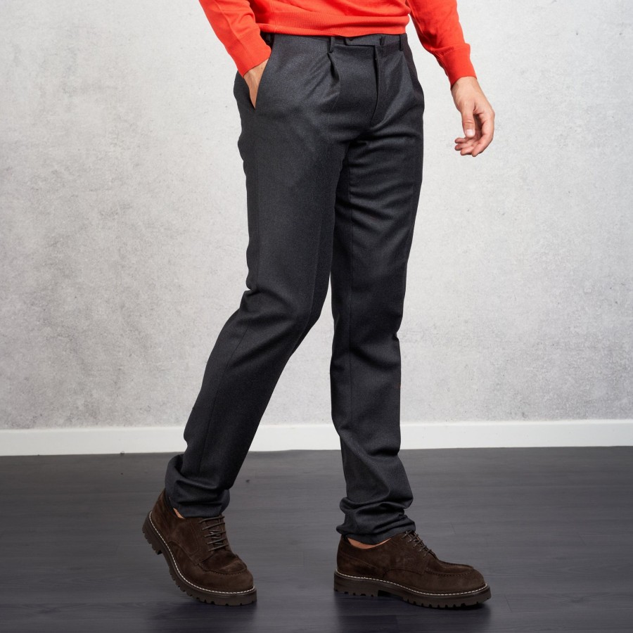 Uomo incotex Pantaloni | Pantalone Grigio Uomo