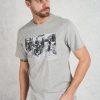 Uomo barbour international T-Shirts | T-Shirt Grigio Uomo