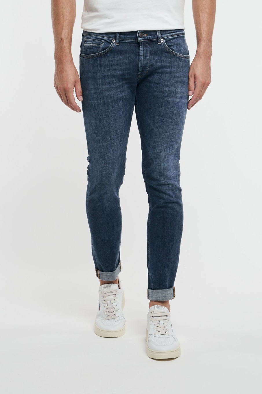 Uomo dondup Jeans | Jeans George Blu Uomo