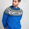 Uomo mc2 saint barth Maglie | Round-Neck Sweater Blu Uomo