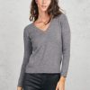 Donna be you Maglie | Maglia Scollo V Grigio Donna