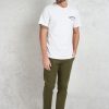 Uomo barbour T-Shirts | T-Shirt Bianco Uomo