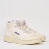 Donna autry Sneakers | Medalist Mid Wom Metalsnake Bianco Donna