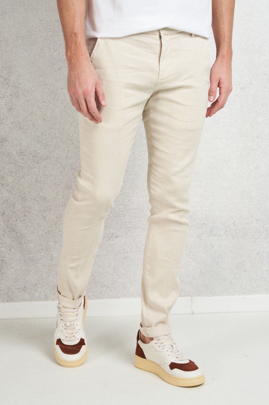 Uomo dondup Pantaloni | Pantalone Gaubert Multicolor Uomo