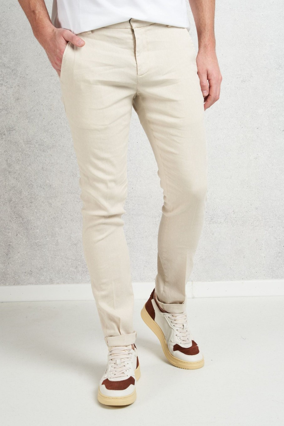 Uomo dondup Pantaloni | Pantalone Gaubert Multicolor Uomo