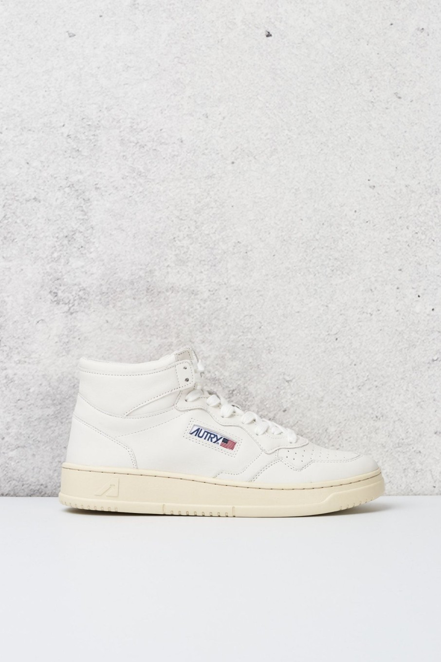 Uomo autry Sneakers | 01 Mid Man Goat/Goat Bianco Uomo