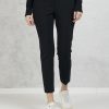 Donna maxmara Pantaloni | Pantalone Punto Milano Nero Donna