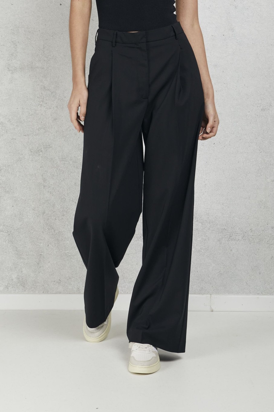 Donna grifoni Pantaloni | Pantalone Nero Donna