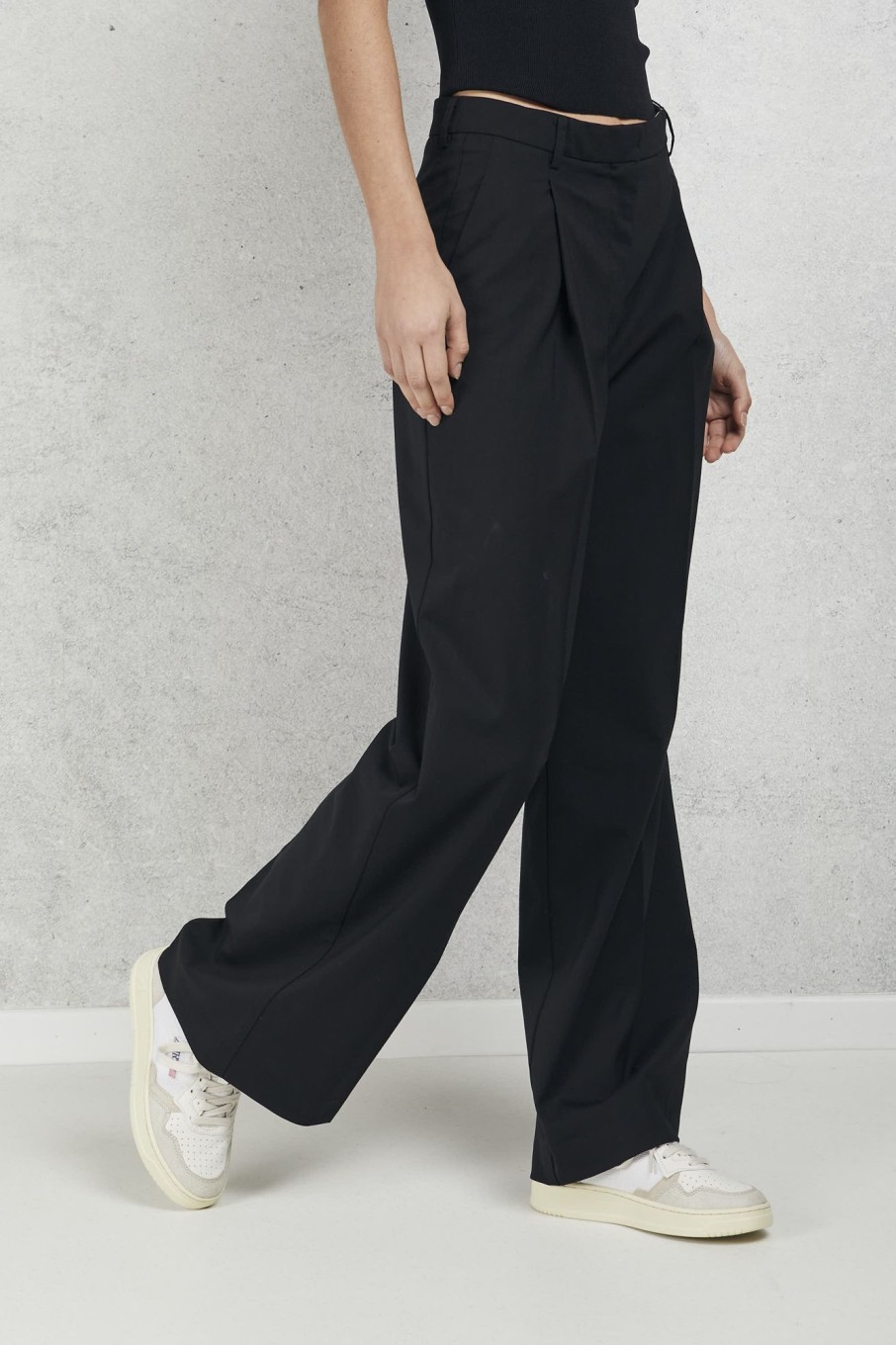 Donna grifoni Pantaloni | Pantalone Nero Donna