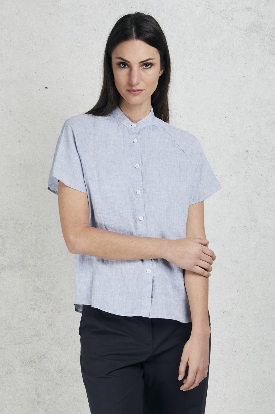 Donna glanshirt Camicie | Camicia Cora Blu Donna