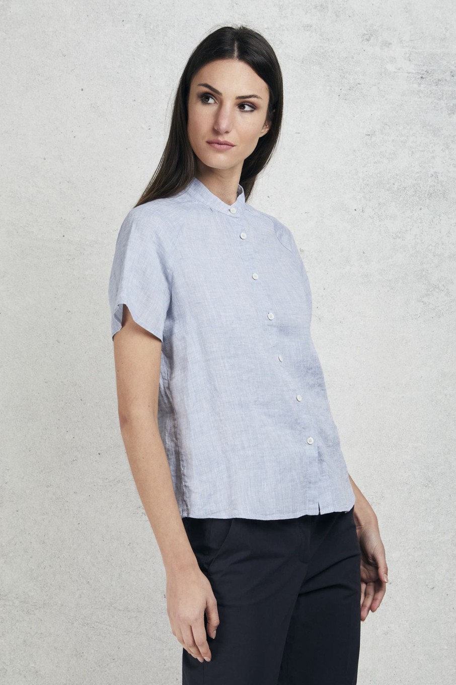 Donna glanshirt Camicie | Camicia Cora Blu Donna