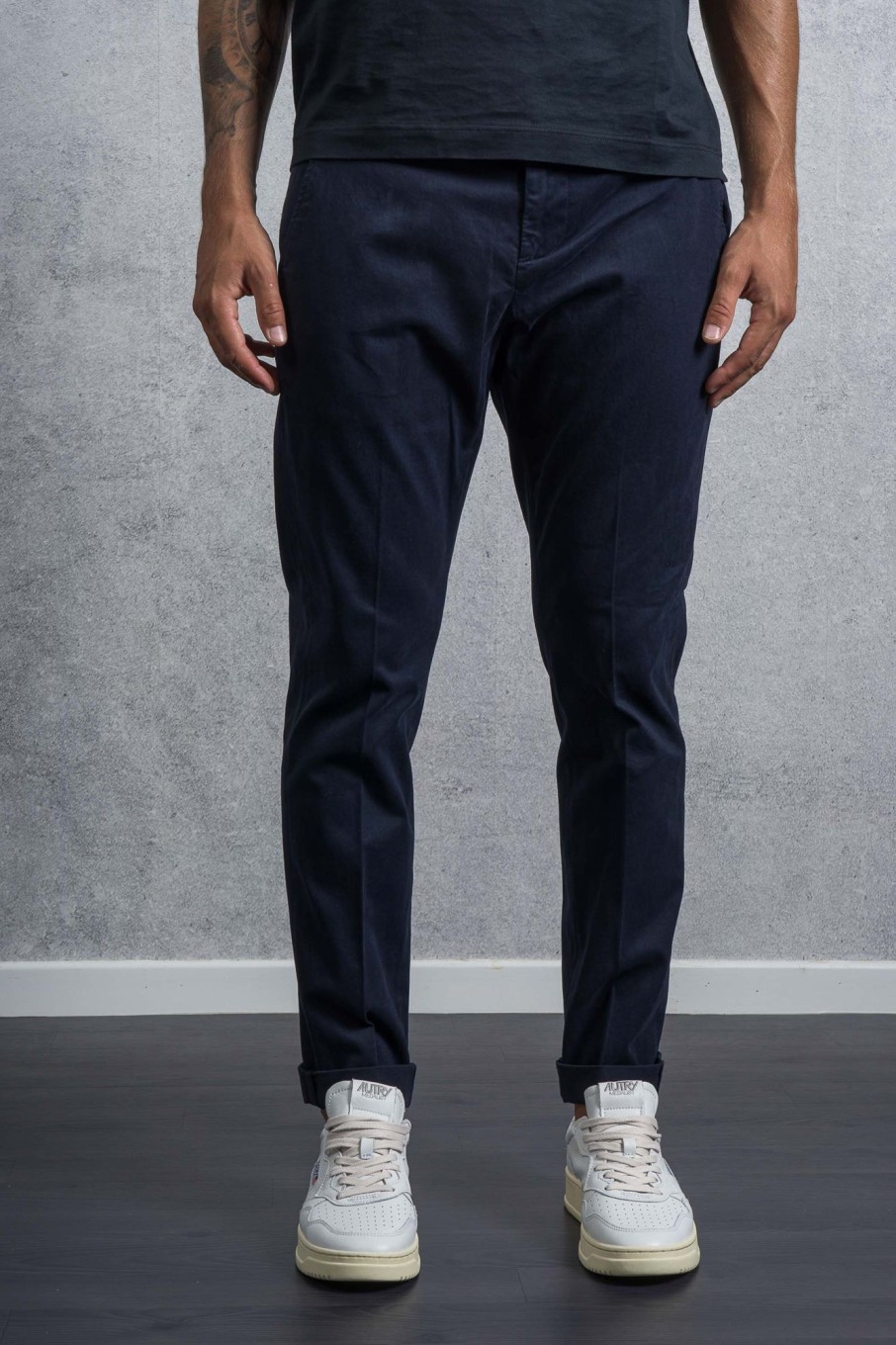 Uomo dondup Pantaloni | Pantalone Gaubert Blu Uomo