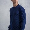 Uomo hindustrie Maglie | Maglia Girocollo Cashmere 2 Fili Blu Uomo