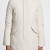 Donna woolrich Giacche | Parka Luxury Arctic Raccoon Bianco