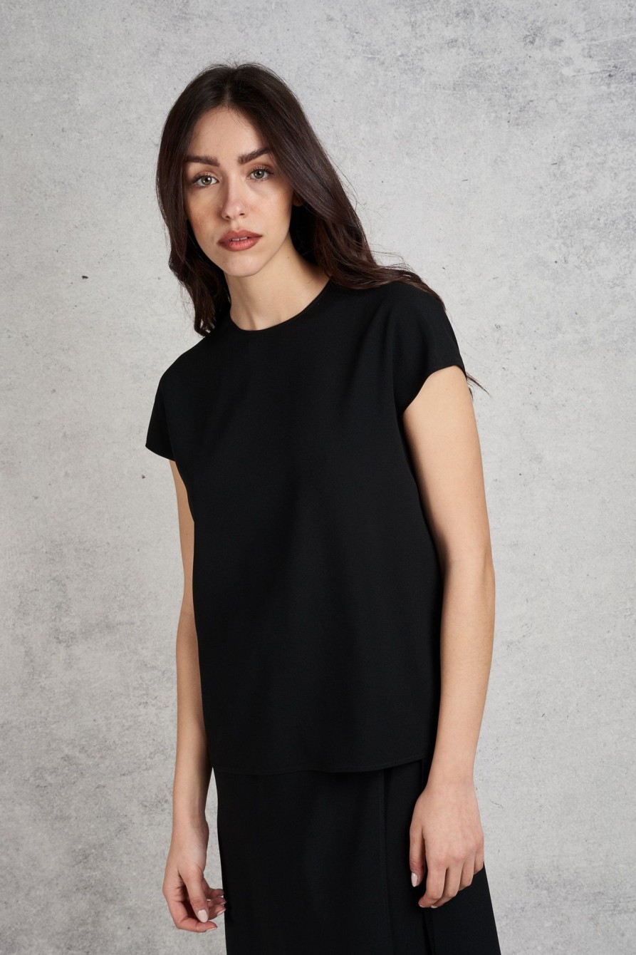 Donna aspesi Top | Top Nero Donna