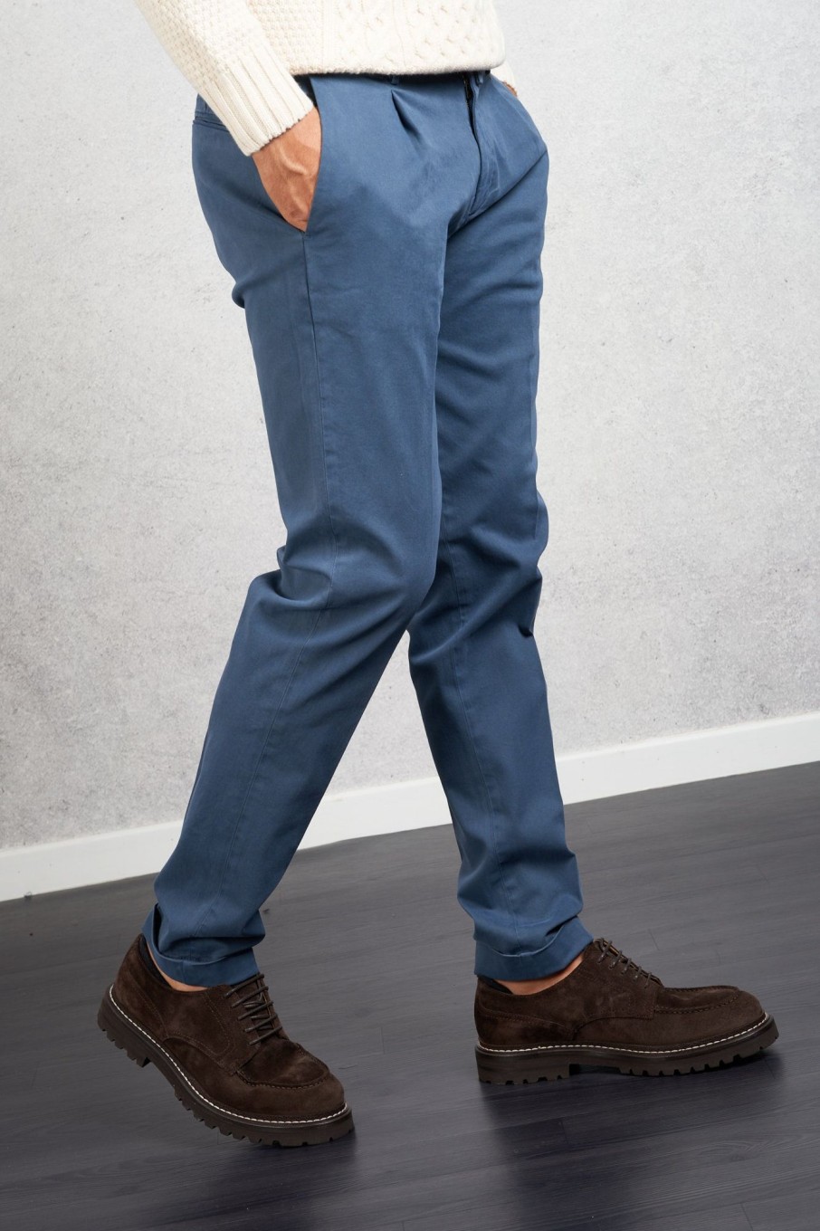 Uomo briglia 1949 Pantaloni | Pantalone 1 Pences Virtuoso Blu Uomo