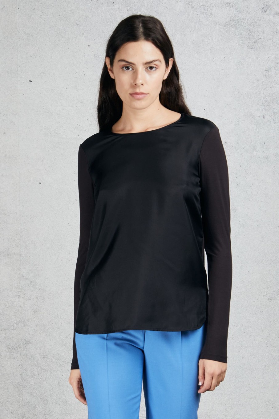 Donna maxmara Top | Top Nero Donna